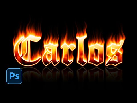 Efecto Texto Fuego | Tutorial Photoshop