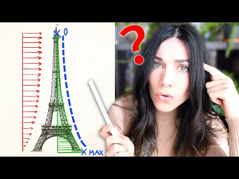 por qué la Torre Eiffel es CURVA?!!!