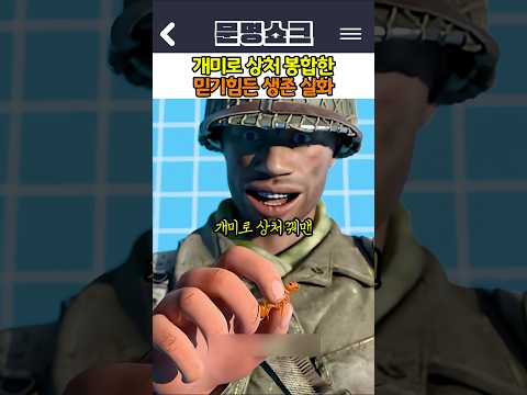 군대개미로 상처 봉합한 믿기힘든 생존 실화
