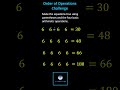 Operations and Equations with Numbers