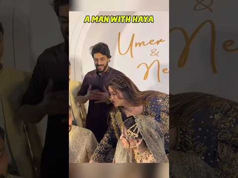 A MAN WITH HAYA ❤️❤️ #islamic