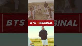 Same song, two vibes. Khan Bhaini's A to Z — BTS or original, which one hits harder? #shorts