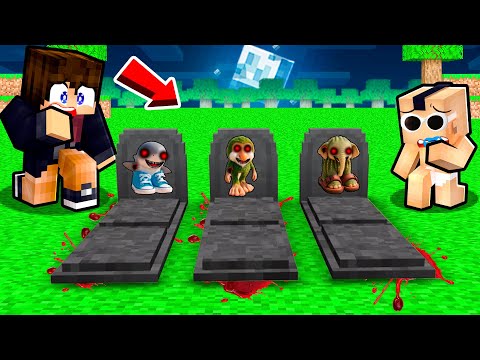 Les BÉBÉS BRAINROTS sont MORTS sur Minecraft !