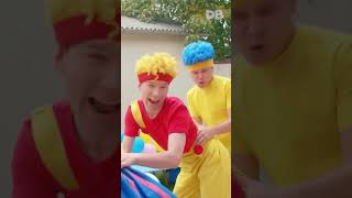 Ducklings at the Pool Party! | D Billions VLOG English #shorts #forkids