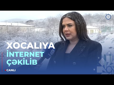 🔴Xocalıda yüksəksürətli internet ilə təmin olunur - CANLI