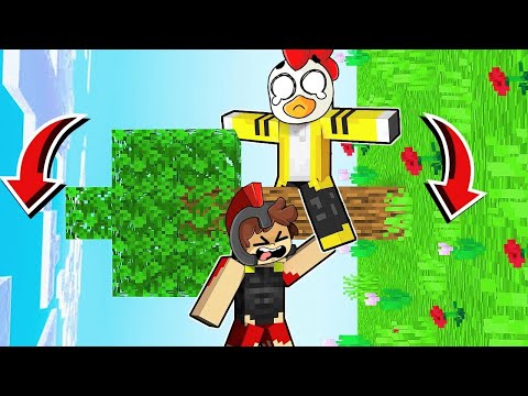 PASO MINECRAFT pero TODO ESTÁ DE LADO 🙃😱 ¡La gravedad de minecraft se ha vuelto loca! Con Invictor