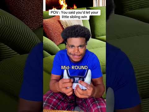 Do you let your little siblings win π?! #funny #comedy #relatable #funny