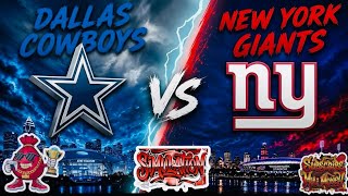 NFL Cowboys Vs Giants Sunday Night Football Madden 27 Simulation Game #Madden27 #simulation