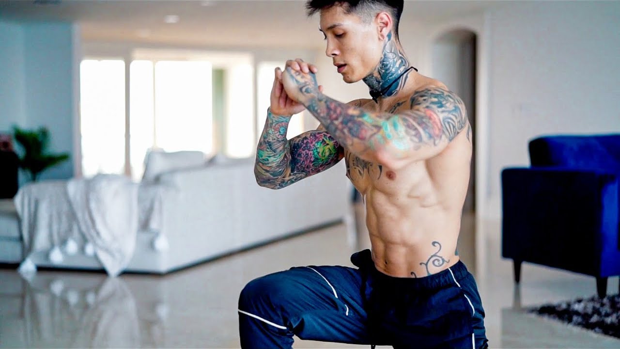 Best Home Calisthenics Leg Workout (No Weights) - Chris Heria
