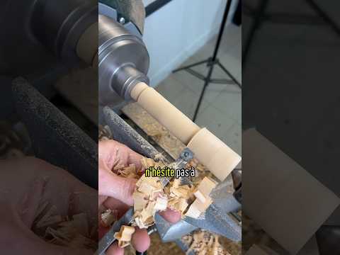 Le poirier fait pas que des poires 🍐👀 #diy #woodworking #satisfying #satisfyingvideo #woodturning