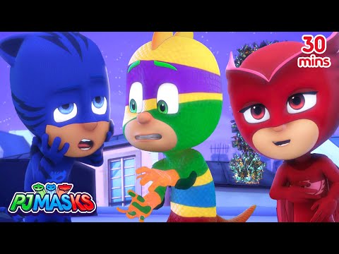 Gekko turned into a chameleon?! 🦎  | PJ Masks | Cartoons for Kids | #superheroes #pjmasks