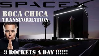 SpaceX Is Building Something Huge In Texas! Boca Chica Transformation! Alien Ship!?