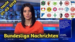 Bundesliga Highlights News :  Fußball  Nachrichten | 01-03-2019