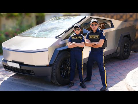 Jason y Alex 👮‍♂️ ¡Detectives en una Aventura con el CyberTruck! 🚔  | Jason Vlogs en español