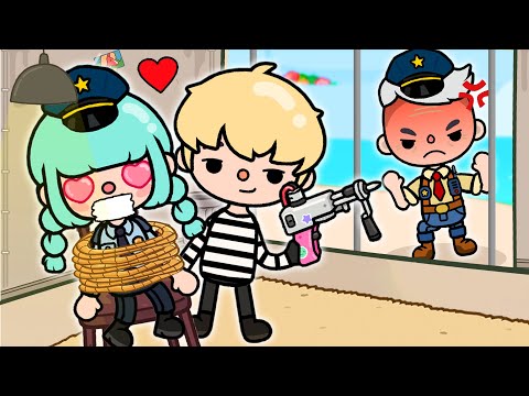 Police Girl love Criminal | Toca Life Story | Toca Boca