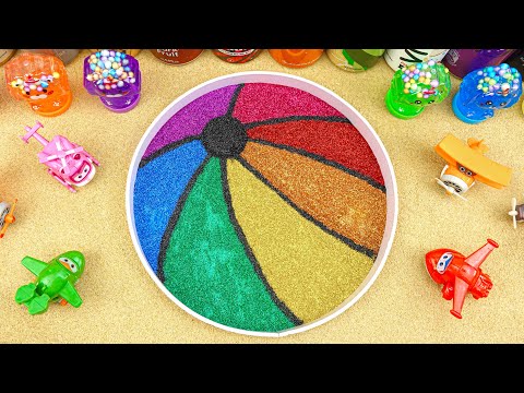 Satisfying Video l DIY How to Make Rainbow Slime Bath Ball from Glitter