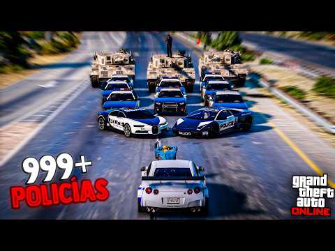 YO VS 100 POLICÍAS en GTA5 ROLEPLAY