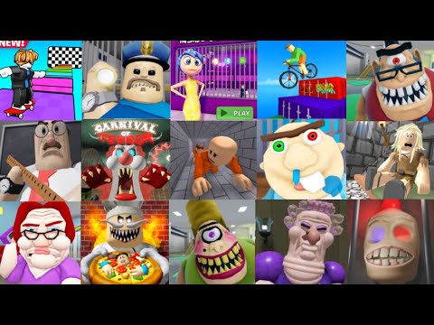 Speed RUNS in Upgraded Barry, Skateboard, Mr Stinky, Emotions, Carnival of Terror, #roblox OBBY