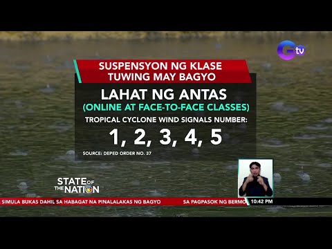 Deped Naglabas Ng Bagong Panuntunan Sa Suspensyon Ng Klase Sa Public