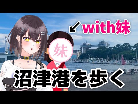 【実写】お魚ランチ in 沼津港⚓妹(声のみ)もちらっと登場✨【Vlog/みこと】
