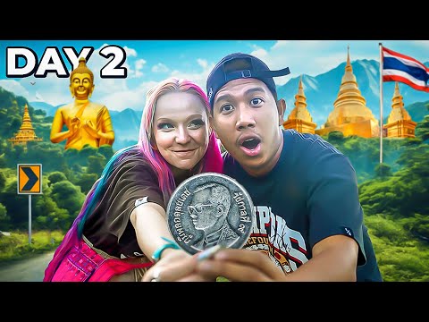 Surviving 3 Days Using Only 1 PESO (THAILAND EDITION) - DAY 2