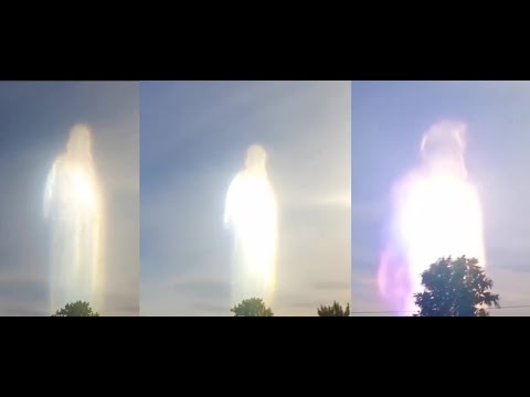 Plasma figure forms in the sky, Alabama