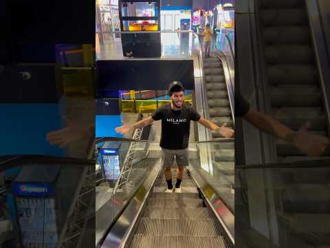 George Leaves The Arcade On A Escalator 😂😂