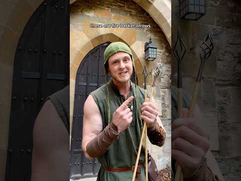 FIRE BASKET ARROW ๐น๐ฅ #medieval #history #robinhood