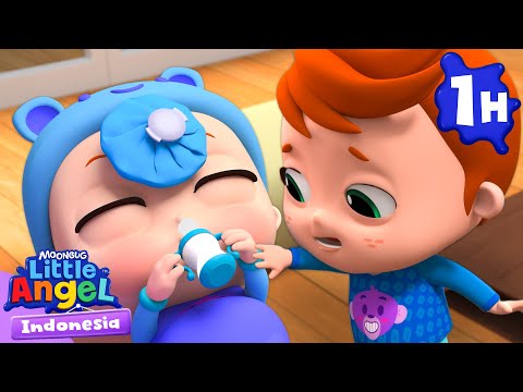 Cepat Sembuh Ya Bayi John! | Little Angel | Lagu Anak Favorit | Nursery Rhymes Indonesia
