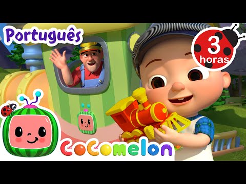 Canção do Trem  🚂 | COCOMELON BRASIL! | Desenhos Animados e Músicas Infantis em Português