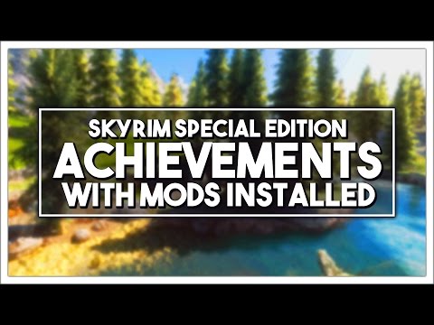 skyrim special edition achievements mod