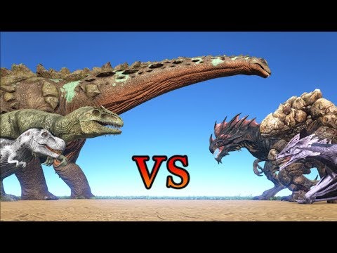 THE ISLAND vs ABERRATION & SCORCHED EARTH || ARK: Survival Evolved || Cantex