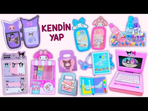 8 KENDİN YAP SANRIO EL İŞİ FİKRİ – ORGANİZER, KAĞIT EL İŞLERİ, OKUL MALZEMELERİ VE DAHA FAZLASI!
