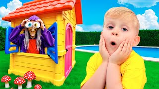 Adam e a Mamãe lutam contra a bruxa + mais vídeos para crianças