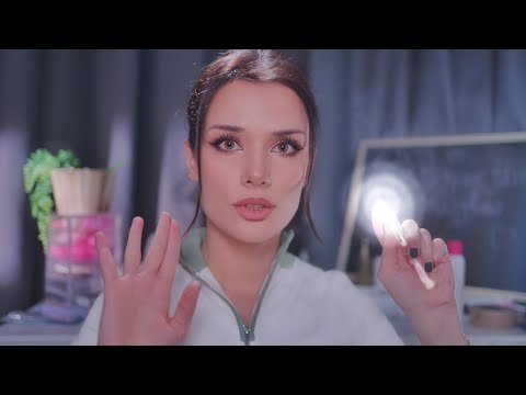 ASMR Exams : Eyeballs, System Cranial Nerves, Skin ( Video for Sleep )