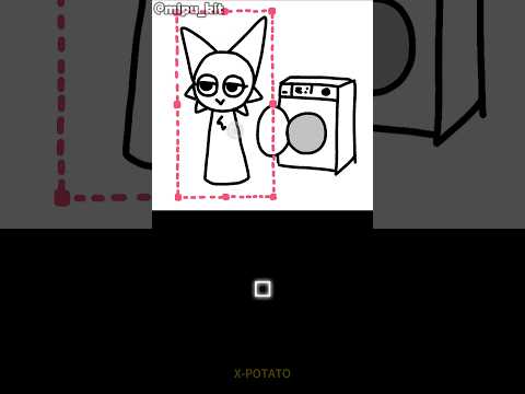 sad 😿 - @mipu_kit / Xpotato Bouncing Square