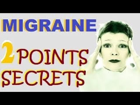 MIGRAINE : Ces Deux Points BIZARRES Soulagent Le Mal De Tête En 5 Minutes sans médocs