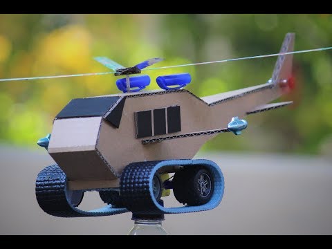 How to make a Helicopter - Military Helicopter