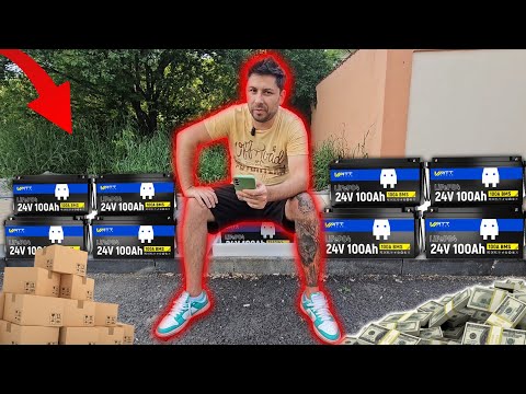 AM PRIMIT UN PALET DE BATERII PENTRU CASUTA COPILĂRIEI !