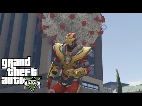 IRONMAN SE FUSIONA CON THANOS PARA ACABAR CON LA PANDEMIA DE GTA 5 | GTA 5 MODS FINAL