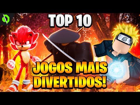 TOP 10 JOGOS MAIS DIVERTIDOS (DESCONHECIDOS) DO ROBLOX!