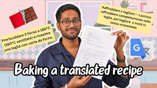 OMG😱 TRIED BAKING A SECRET DESSERT WITH A TRANSLATED RECIPE | BAKING CHALLENGE