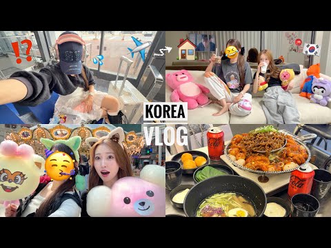 遠距離が限界で緊急渡韓🥲韓国在住あまねﾊｳｽにお泊まり!!🏠💕2泊3日の爆食旅🇰🇷 【Korea vlog】