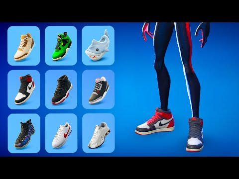 ALL NEW Fortnite Shoes / Kicks Showcase..!!!