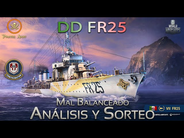 Destructor Italiano FR25 - Análisis y Sorteo - World of Warships Español