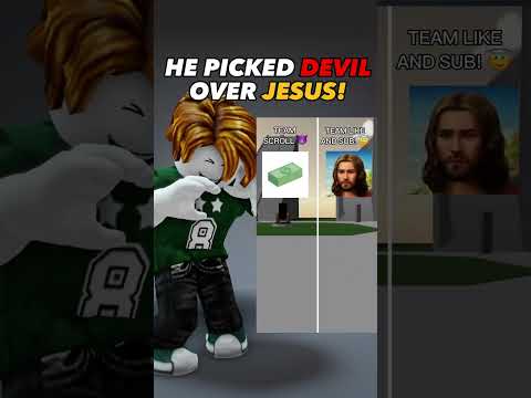 He picked DEVIL over JESUS.. ?