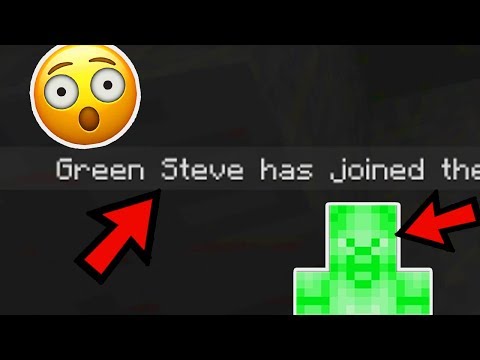 green steve minecraft seed