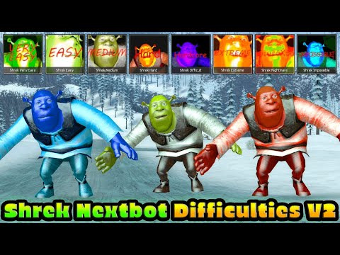 Gmod: Swamp Sim Shrek Nextbot Difficulties V2 █ Garry's Mod █