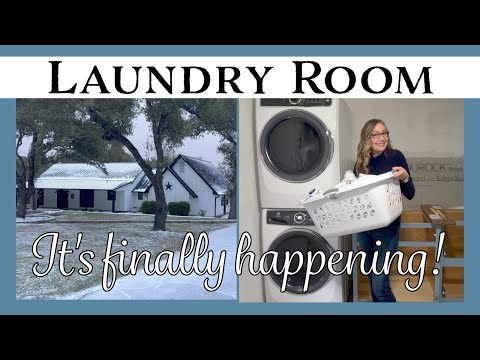 Laundry Room/Mudroom Renovation is Happening! | Winter Homemaking & Home Projects