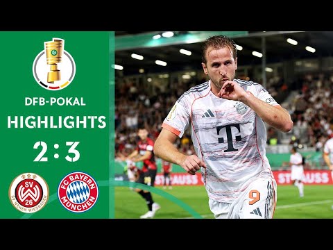 90'+4: Kane Shatters Wiesbaden’s Hopes! | Wehen Wiesbaden vs. FC Bayern 2-3 | Highlights | DFB-Pokal